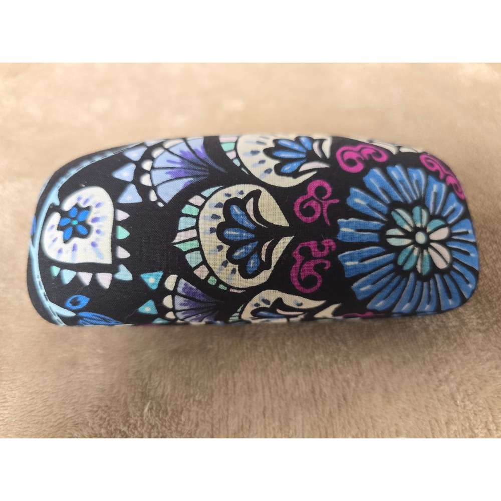 Vera Bradley Eyeglass Case Hard Shell Floral Bramble Clamshell Protector
